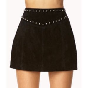 Forever 21 Out West Studded Skirt